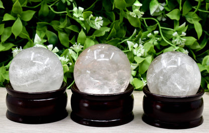 1Pc Crystal Quartz Sphere Crystal Ball Healing Sphere.  DestGlow