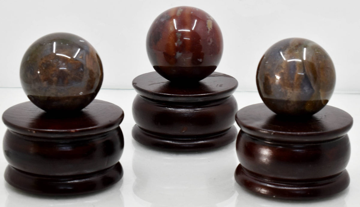 1Pc Fancy Jasper Sphere Crystal Ball Healing Sphere  DestGlow