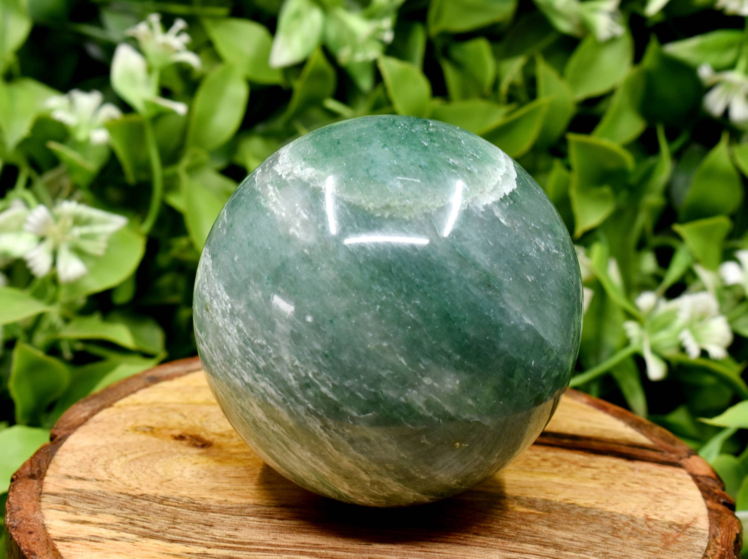 1Pc Green Aventurine Sphere Crystal Ball Healing Sphere  DestGlow