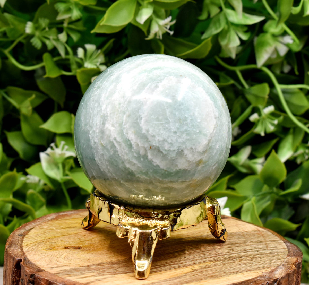 1Pc Green Aventurine Sphere Crystal Ball Healing Sphere  DestGlow