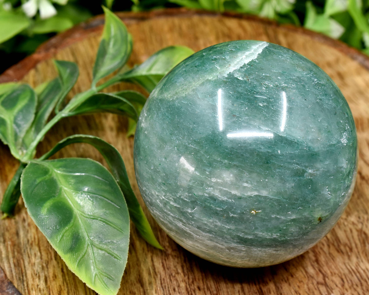 1Pc Green Aventurine Sphere Crystal Ball Healing Sphere  DestGlow