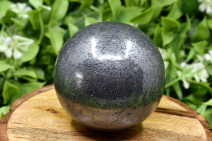 1Pc Hematite Sphere Crystal Ball Healing Sphere.