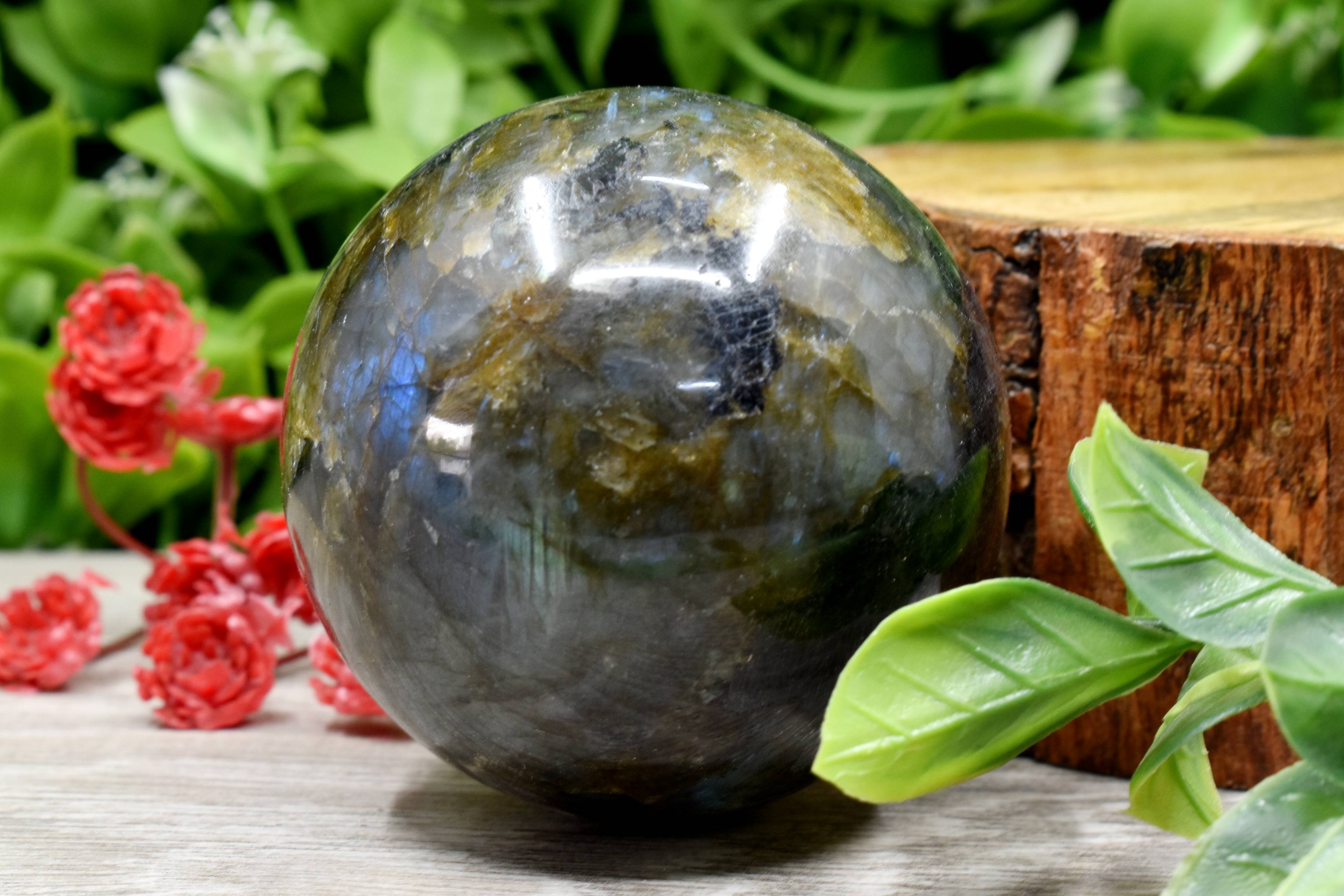 1Pc Labradorite Sphere Crystal Ball Healing Sphere  DestGlow