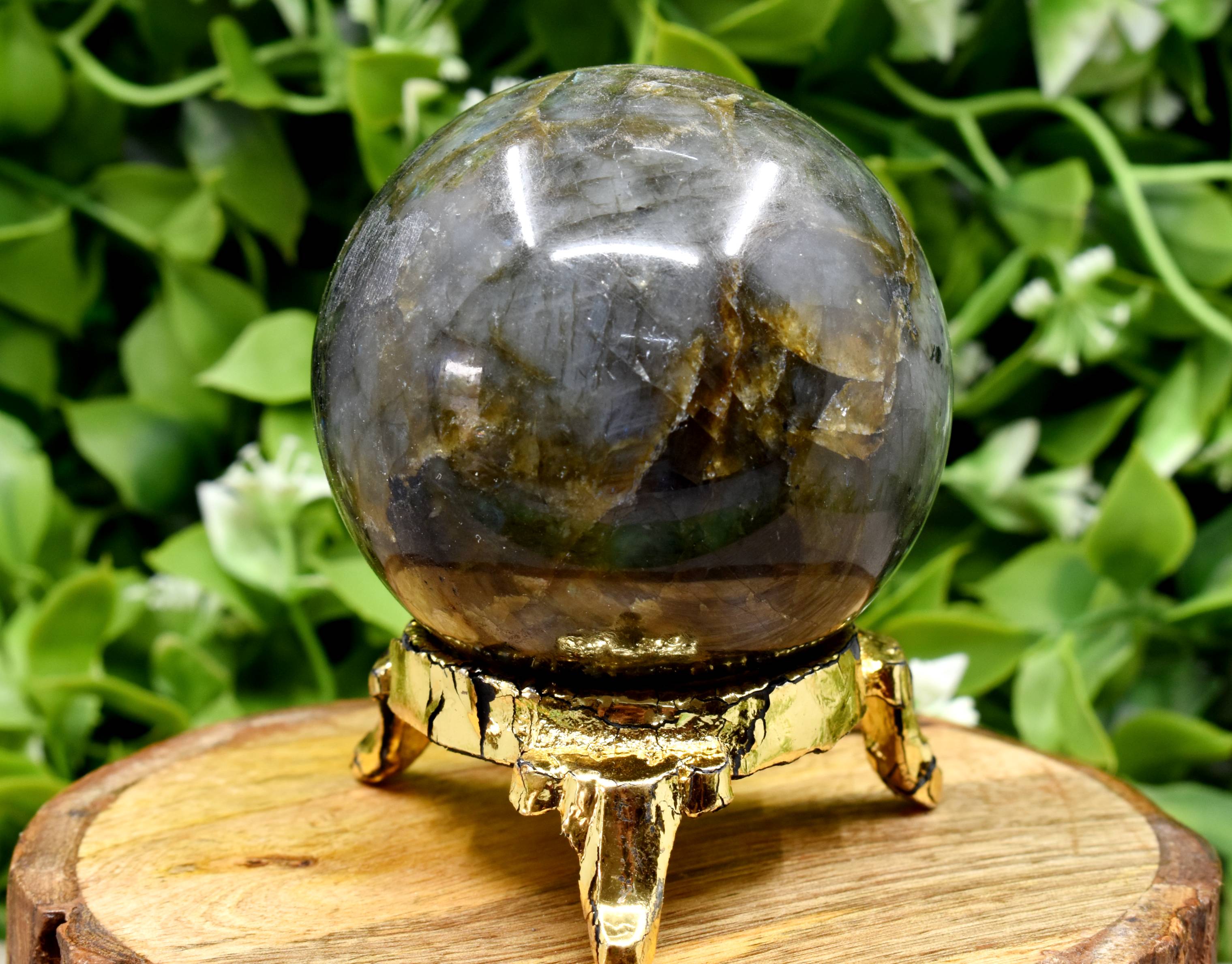 1Pc Labradorite Sphere Crystal Ball Healing Sphere  DestGlow