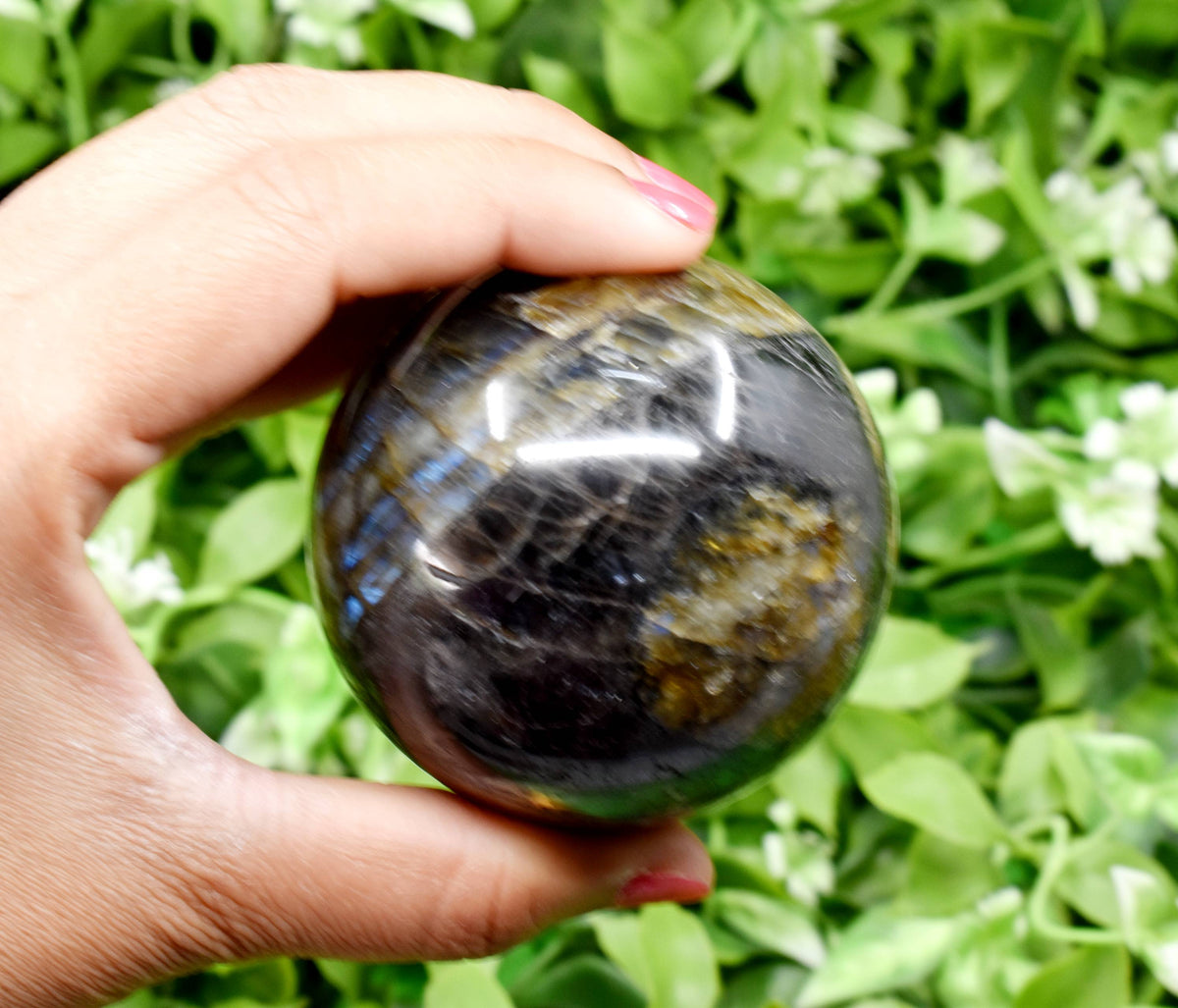 1Pc Labradorite Sphere Crystal Ball Healing Sphere  DestGlow