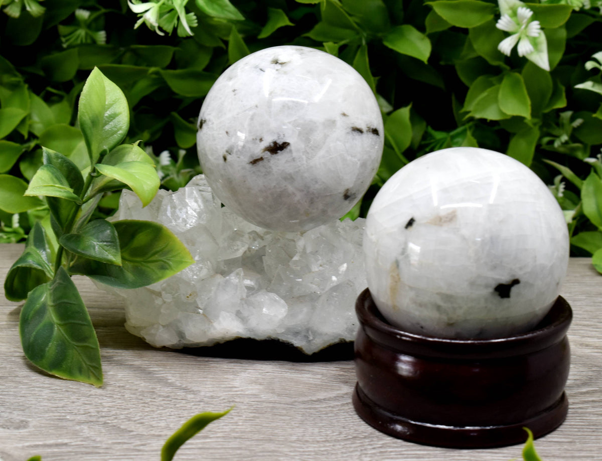 1Pc Rainbow Moonstone Sphere Crystal Ball Healing Sphere  DestGlow