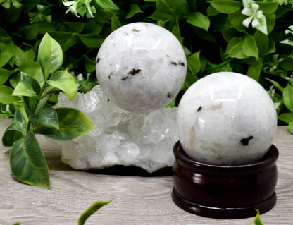 1Pc Rainbow Moonstone Sphere Crystal Ball Healing Sphere  DestGlow