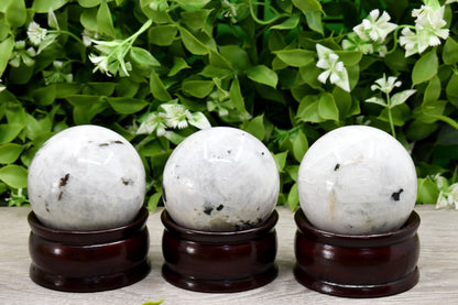 1Pc Rainbow Moonstone Sphere Crystal Ball Healing Sphere  DestGlow