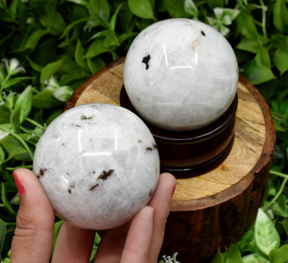 1Pc Rainbow Moonstone Sphere Crystal Ball Healing Sphere  DestGlow