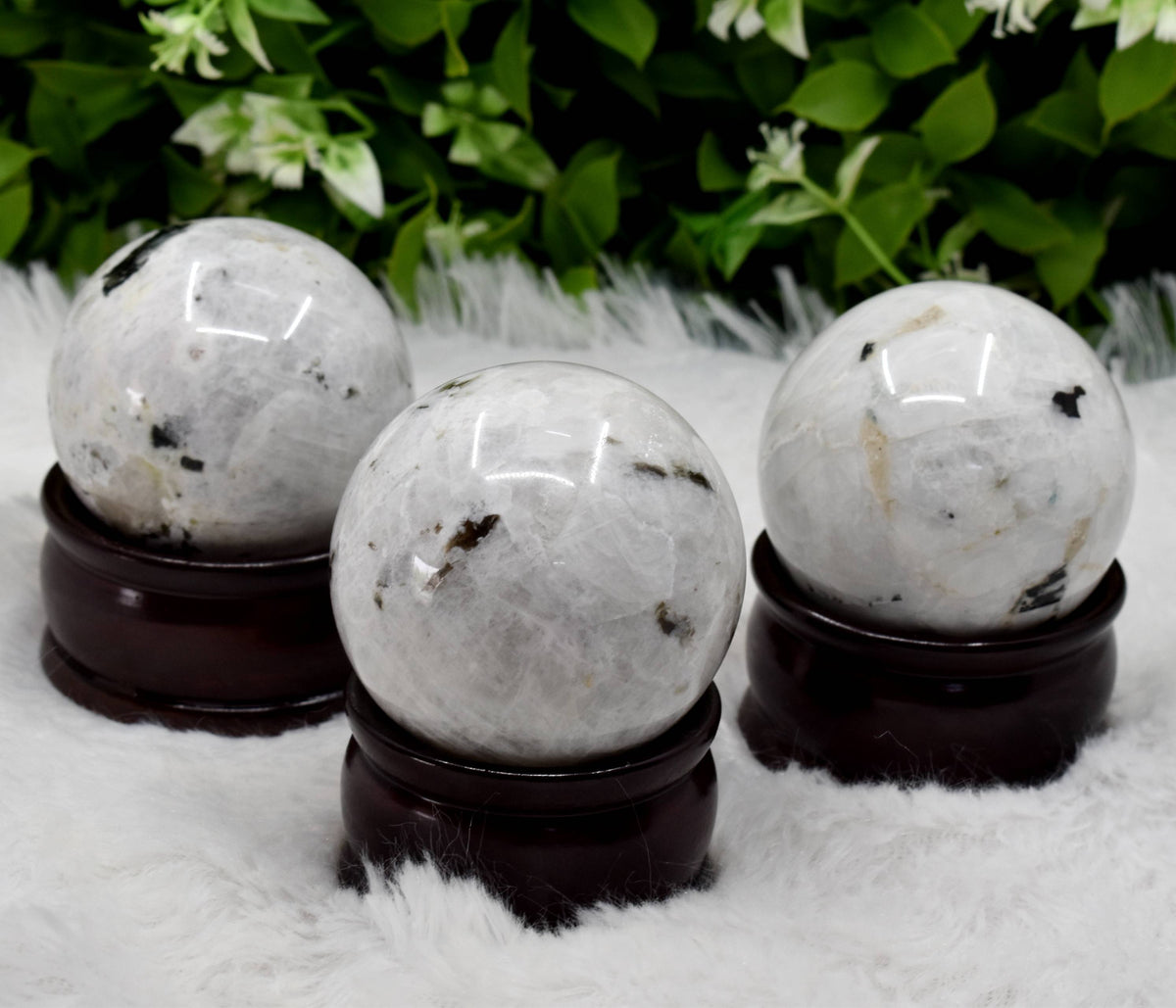 1Pc Rainbow Moonstone Sphere Crystal Ball Healing Sphere  DestGlow