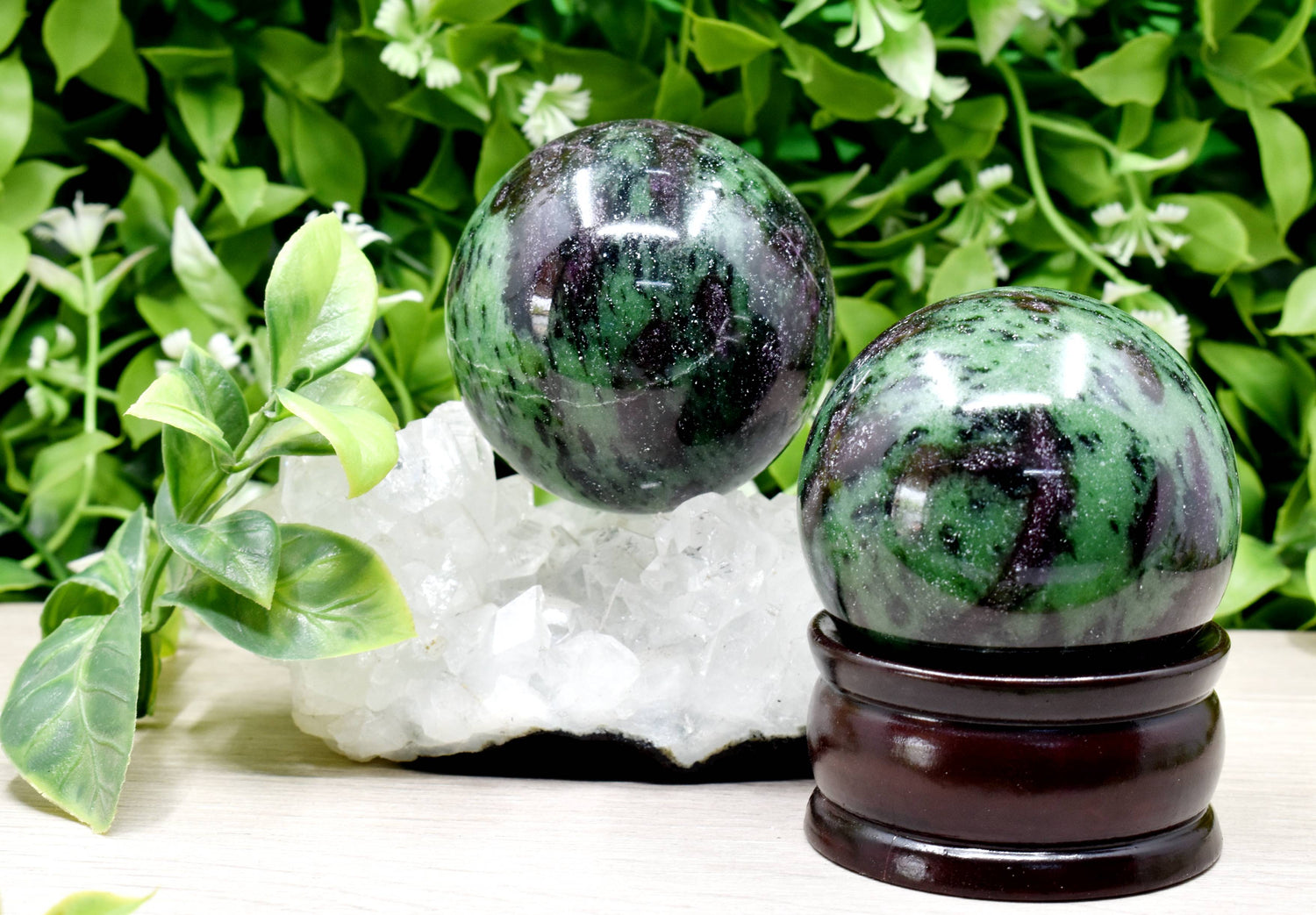 1Pc Ruby Zosite Sphere Crystal Ball Healing Sphere  DestGlow