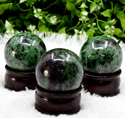 1Pc Ruby Zosite Sphere Crystal Ball Healing Sphere  DestGlow