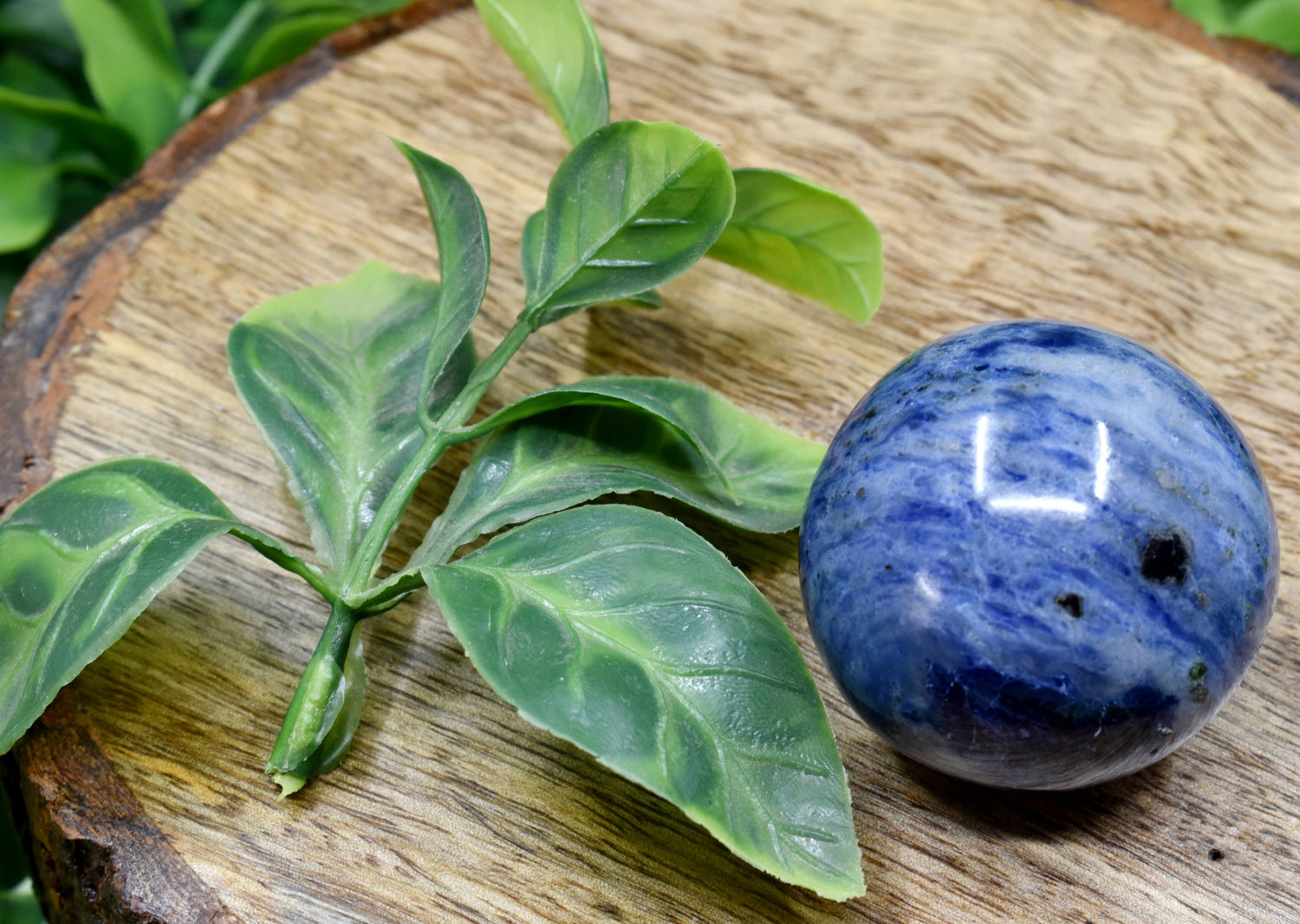 1Pc Sodalite Sphere Crystal Ball Healing Sphere  DestGlow