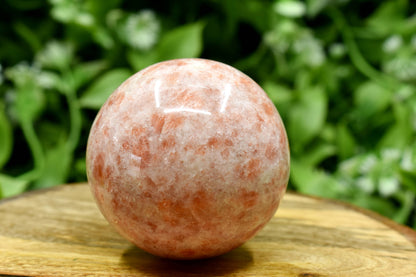 1Pc Sunstone Sphere Crystal Ball Healing Sphere.  DestGlow