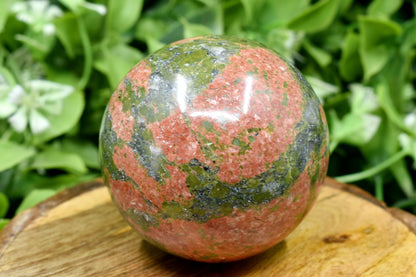 1Pc Unakite Sphere Crystal Ball Healing Sphere  DestGlow