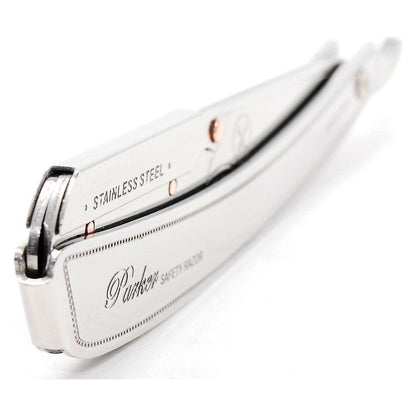 Parker SRX Heavy Duty Stainless Steel Handle Clip Type Barber Straight Razor by Pasteur Pharmacy