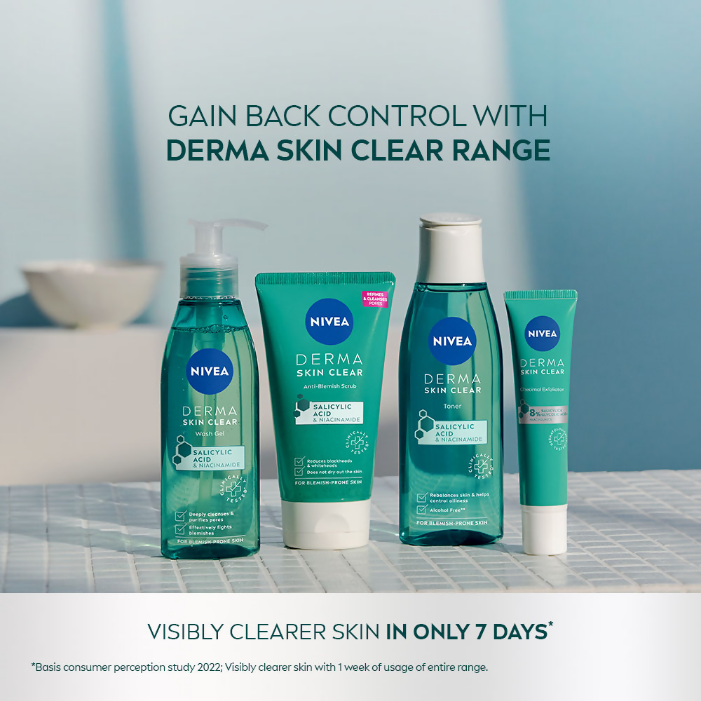 Nivea Derma Skin Clear Face Wash Gel