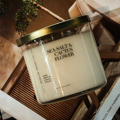 Sea Salt &amp; Cactus Flower Candles