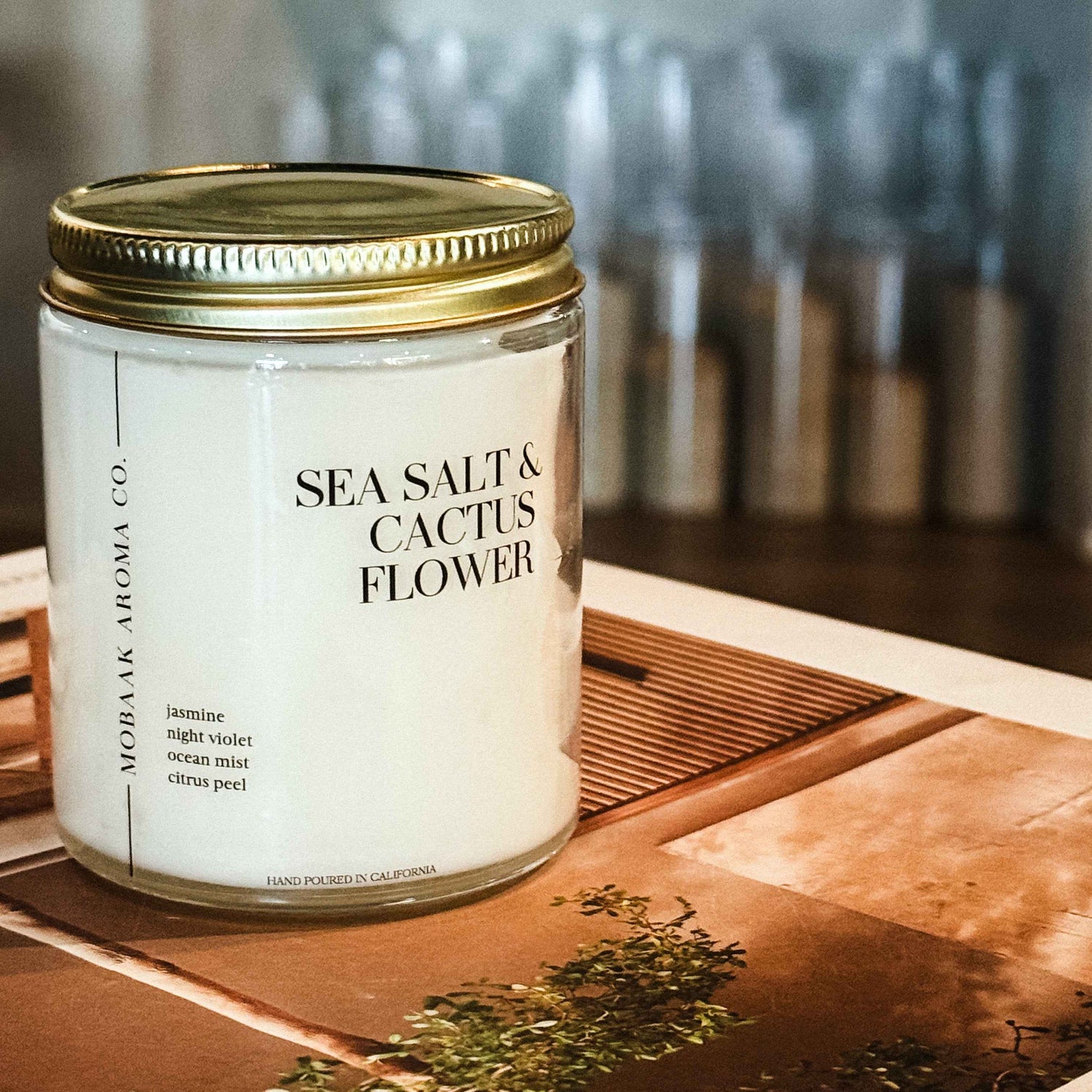Sea Salt &amp; Cactus Flower Candles