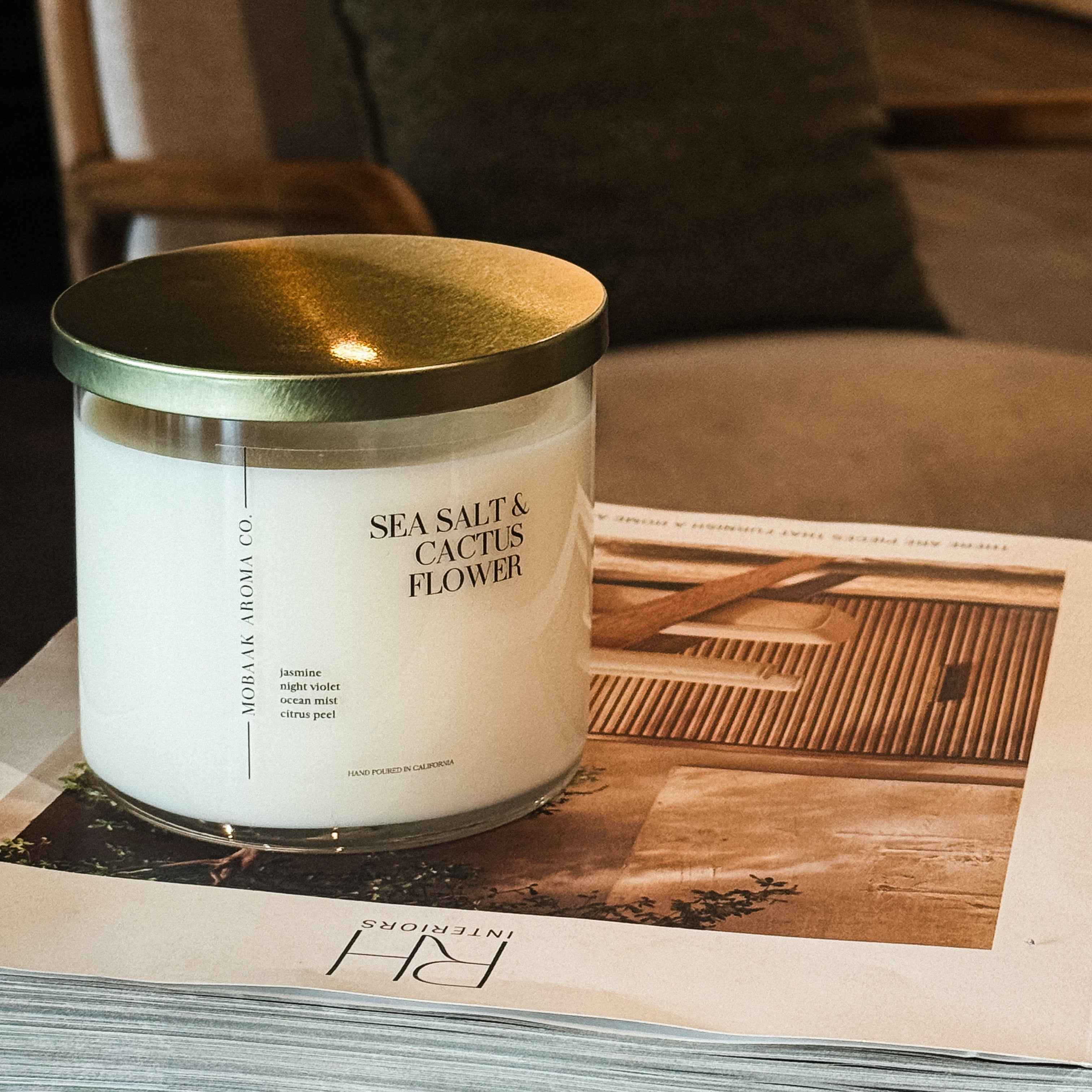 Sea Salt &amp; Cactus Flower Candles