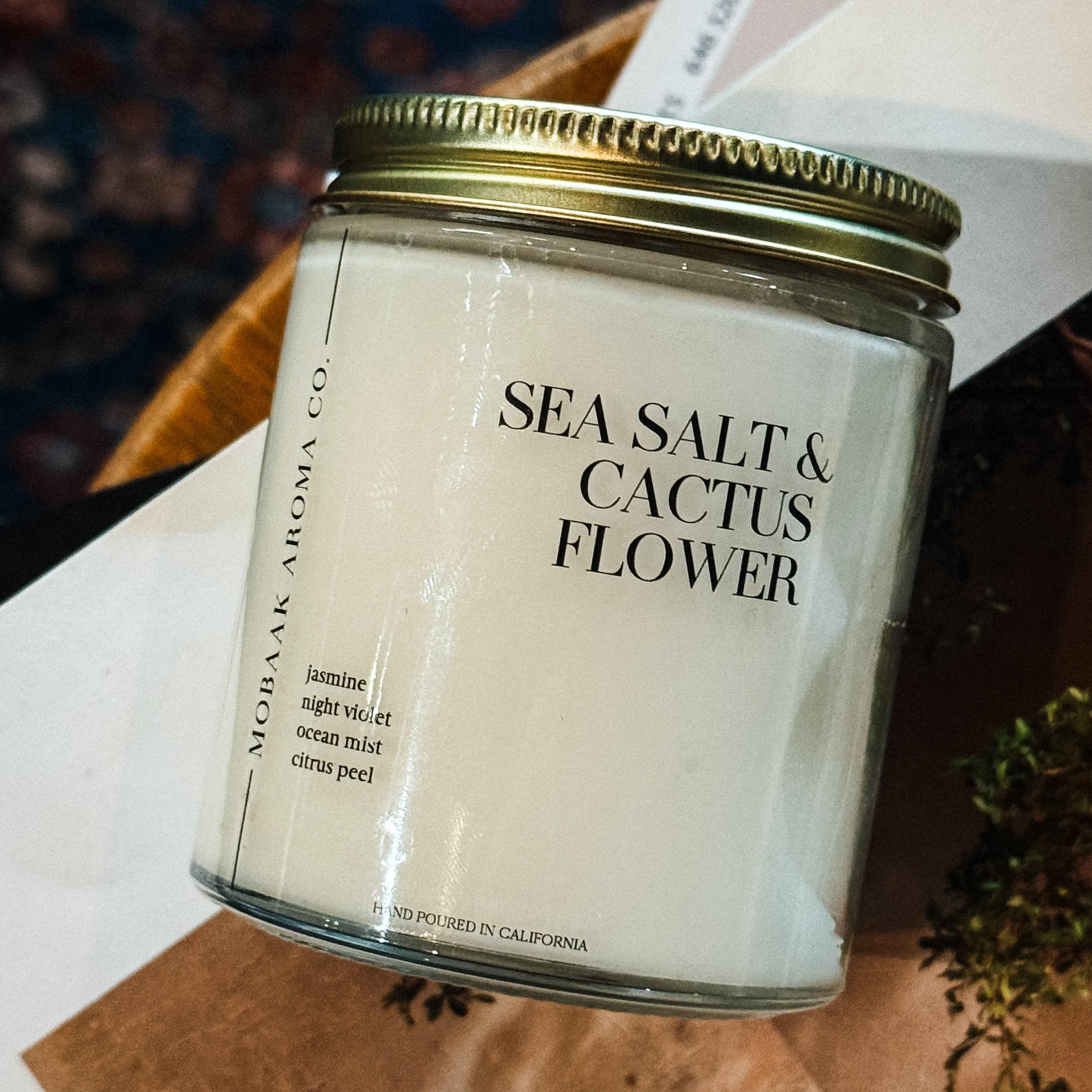 Sea Salt &amp; Cactus Flower Candles