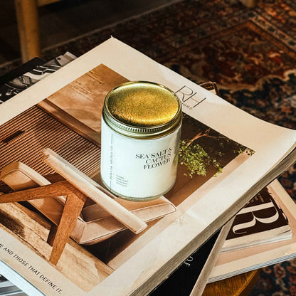 Sea Salt &amp; Cactus Flower Candles
