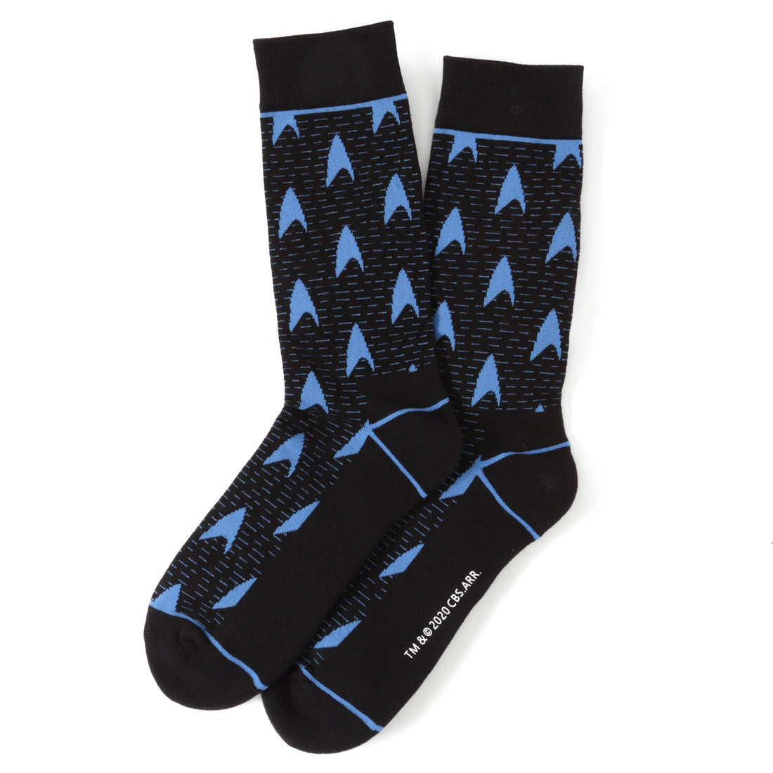 Star Trek Blue Delta Shield Black Men&