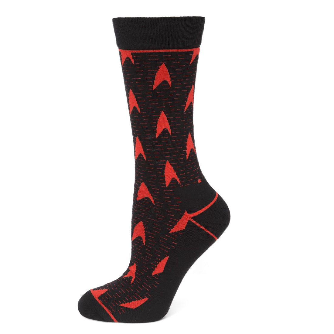 Star Trek Red Delta Shield Black Men&