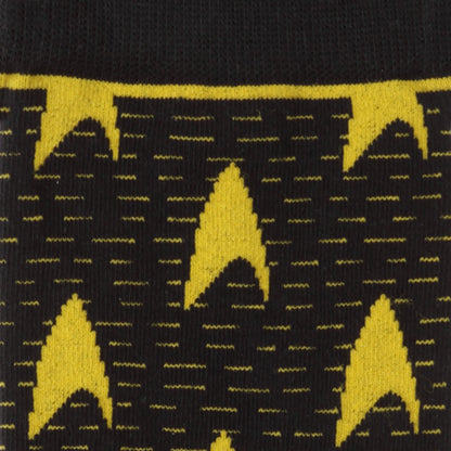 Star Trek Yellow Delta Shield Black Men&