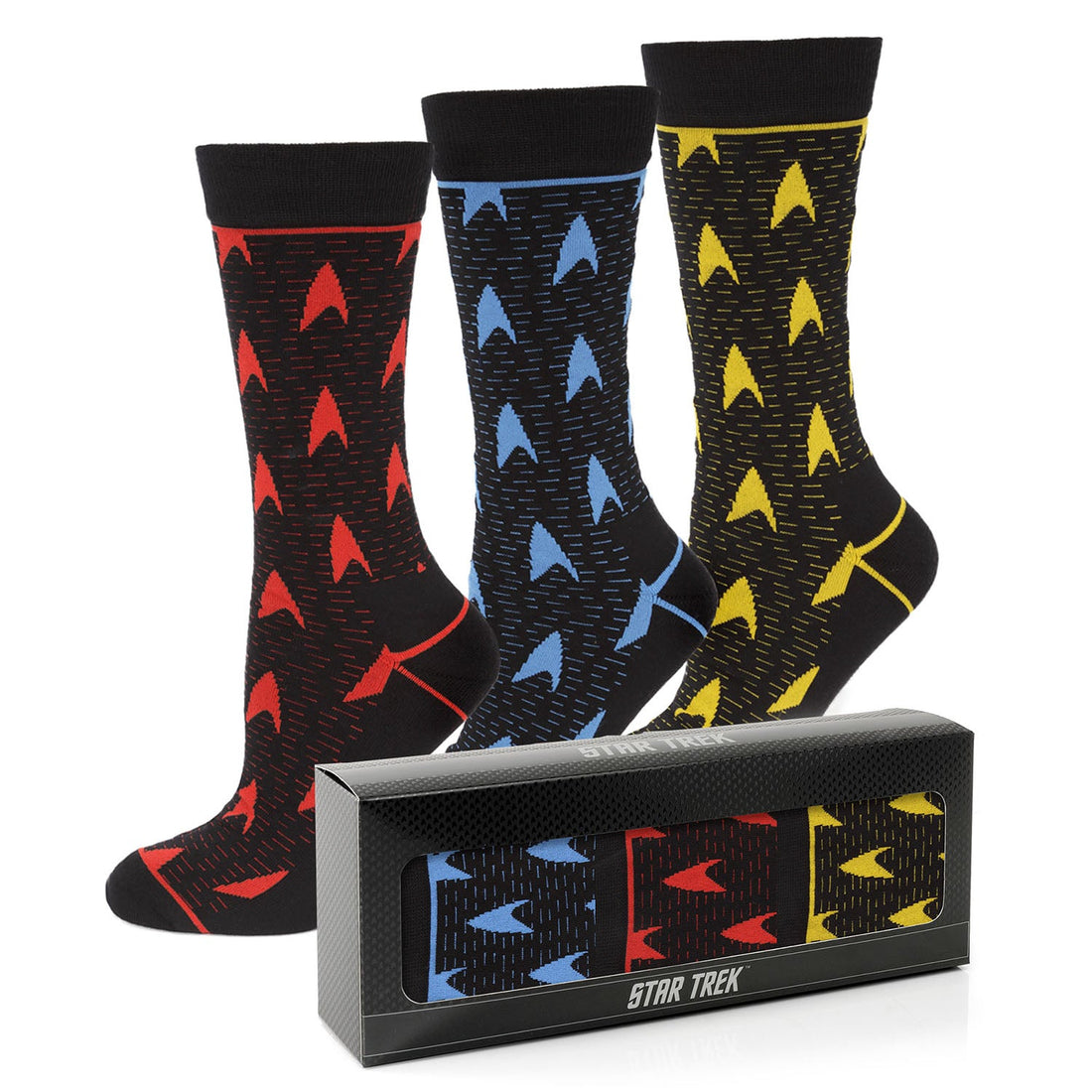 Star Trek 3 Pair Sock Gift Set by Cufflinks.com
