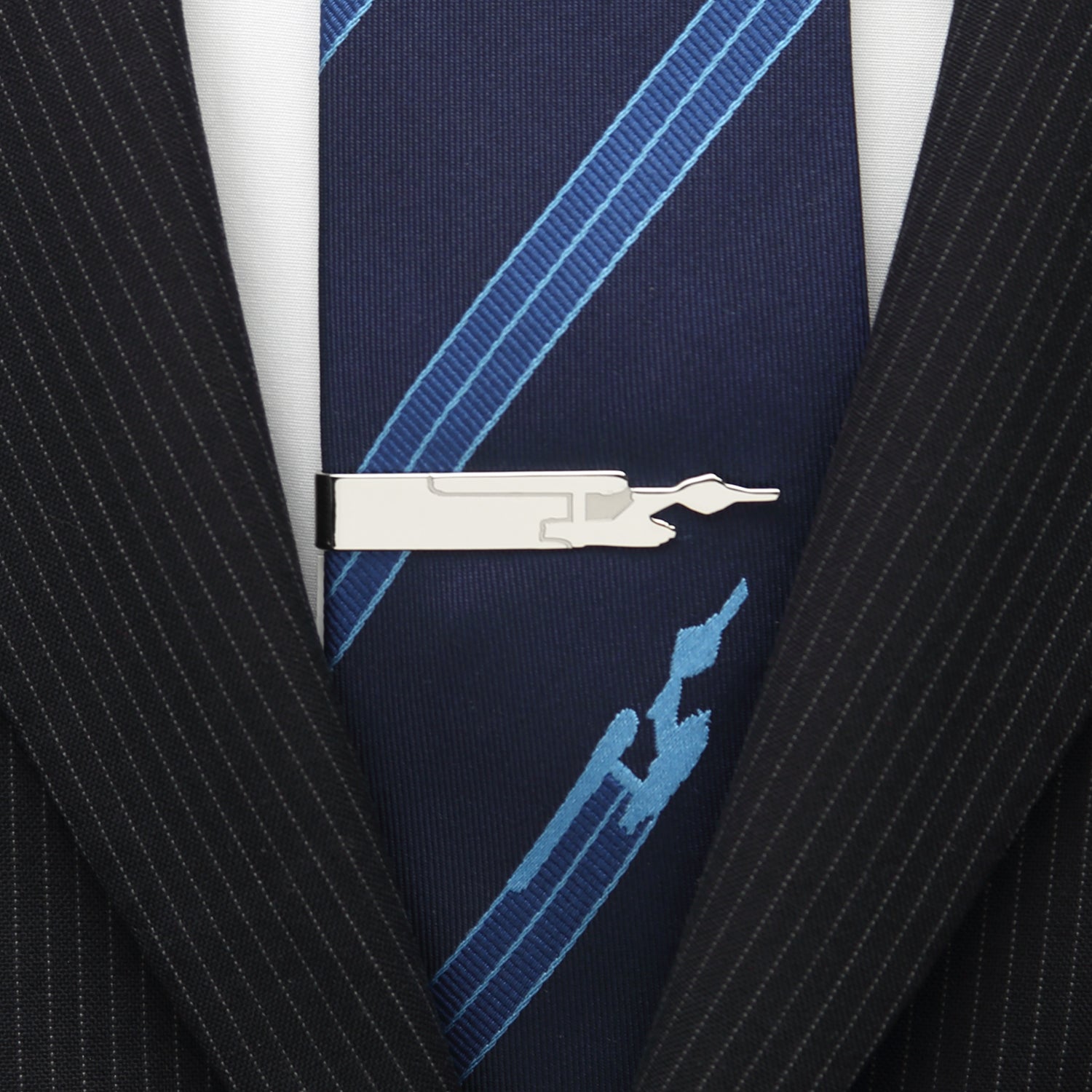 Star Trek Enterprise Silhouette Tie Bar by Cufflinks.com