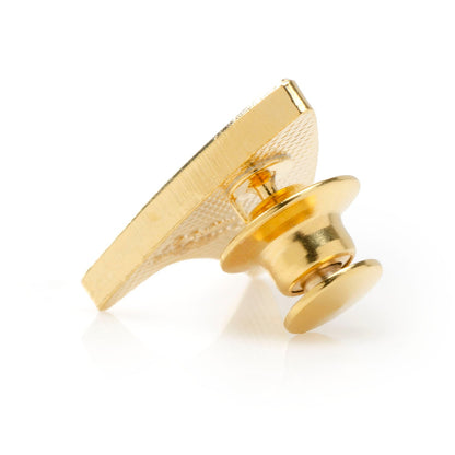 Star Trek Gold Delta Shield Lapel Pin by Cufflinks.com