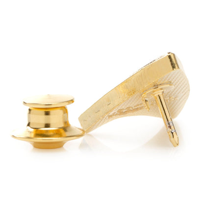Star Trek Gold Delta Shield Lapel Pin by Cufflinks.com