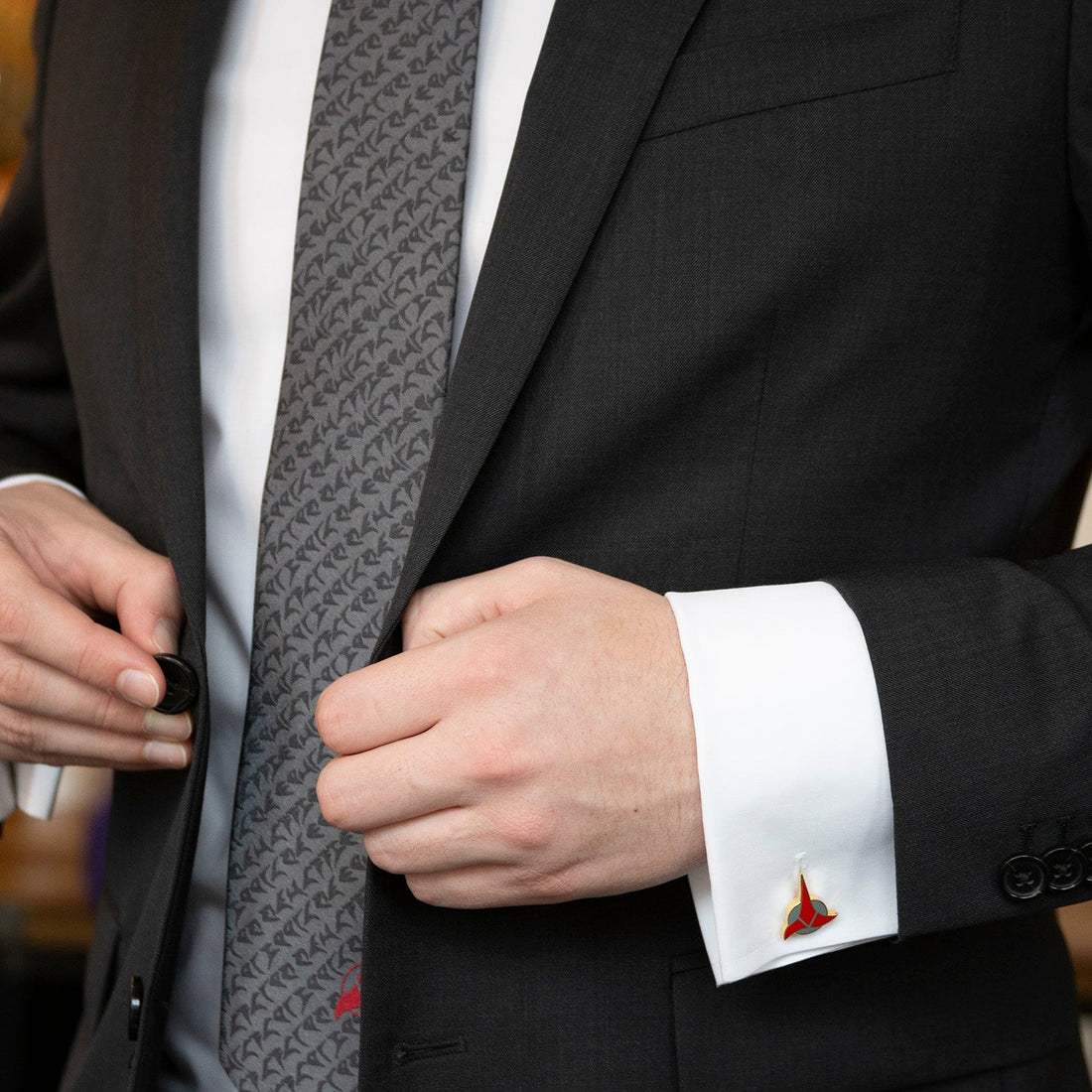 Star Trek Klingon Cufflinks by Cufflinks.com
