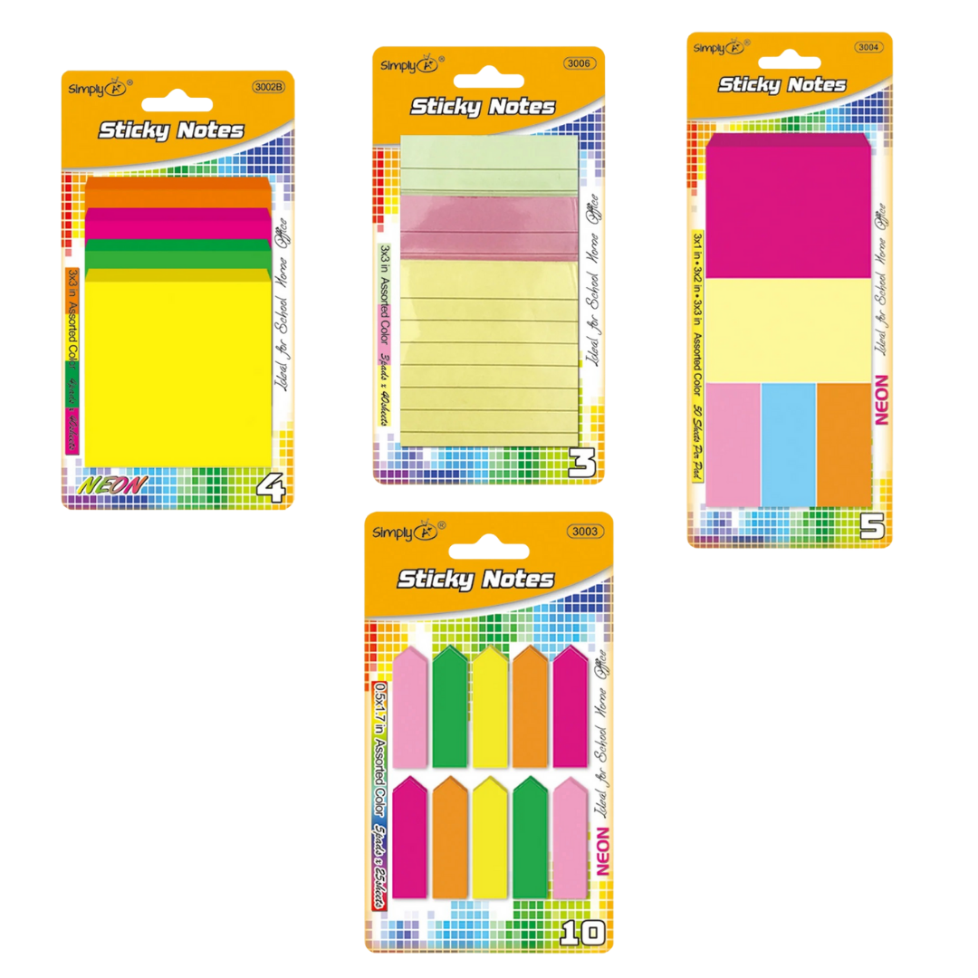 Sticky Notes 3 × 3″ surtidos by Farmacias Savia