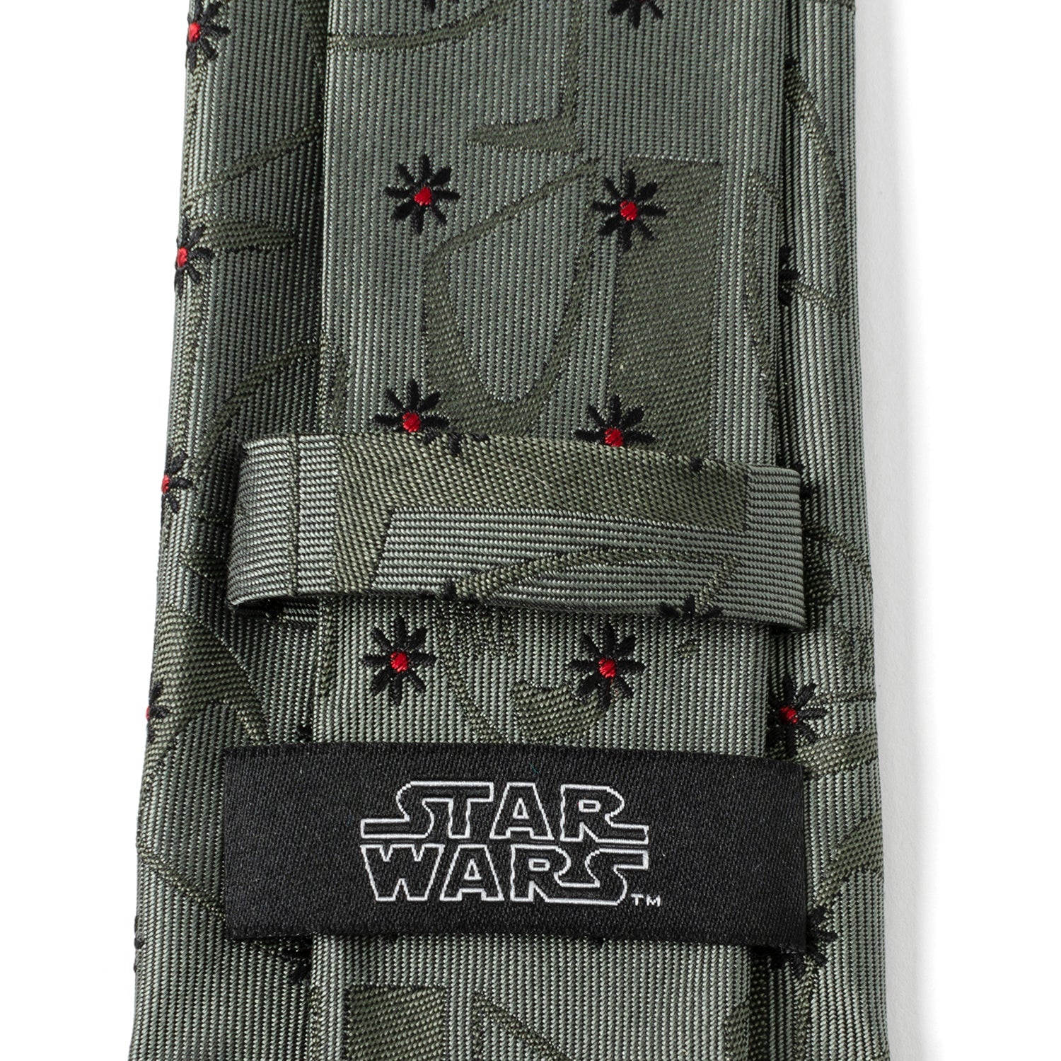Star Wars Boba Fett Green Floral Motif Tie by Cufflinks.com