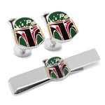 Star Wars Boba Fett Cufflinks and Tie Bar Gift Set