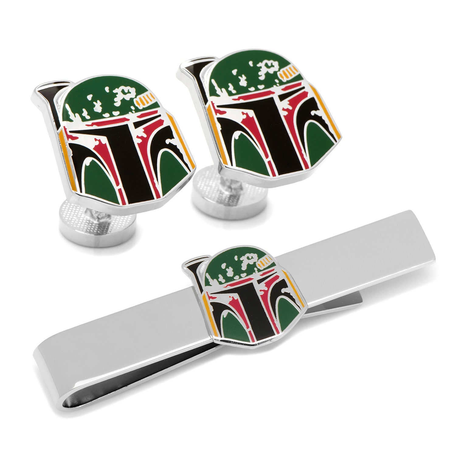 Star Wars Boba Fett Cufflinks and Tie Bar Gift Set
