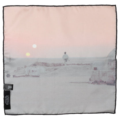 Star Wars Tatooine Binary Sunset Pocket Square by Cufflinks.com