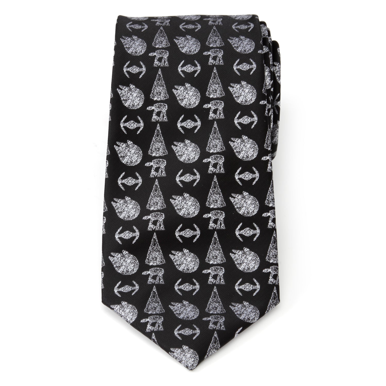 Star Wars Ships Black Tie by Cufflinks.com