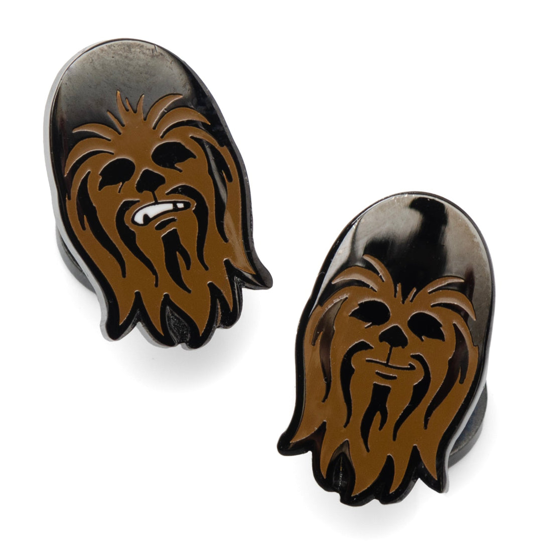 Star Wars Chewbacca Gunmetal Cufflinks by Cufflinks.com