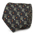 Star Wars Grogu Black and Orange Dotted Tie by Cufflinks.com