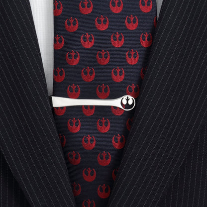 Star Wars Rebel Alliance Crest Cutout Sterling Silver Tie Bar by Cufflinks.com