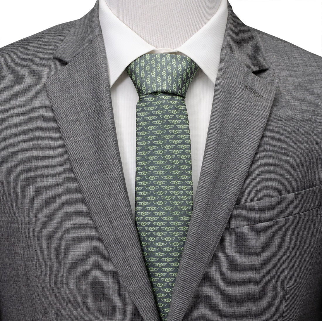 Star Wars Grogu Gray Tie by Cufflinks.com