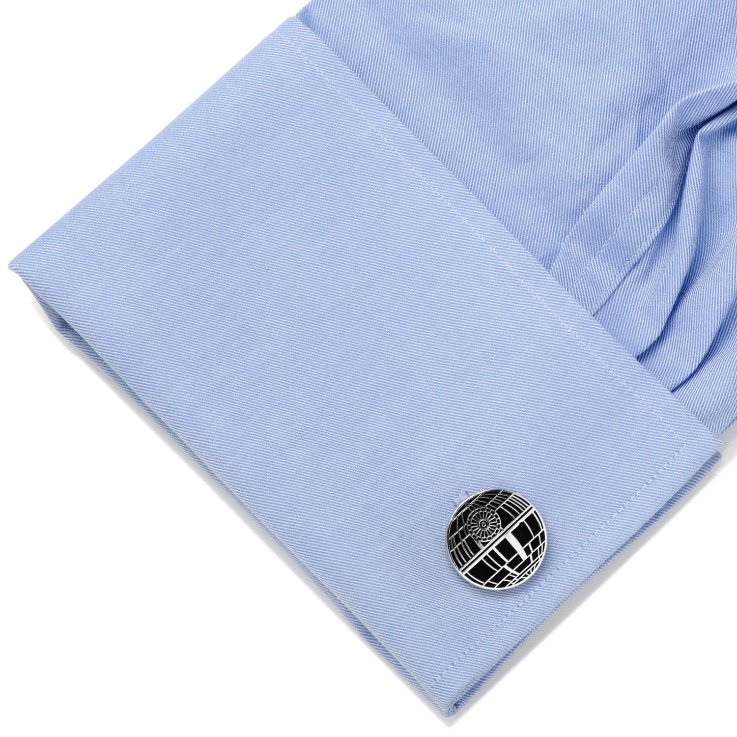 Star Wars Death Star Recessed Matte Cufflinks by Cufflinks.com