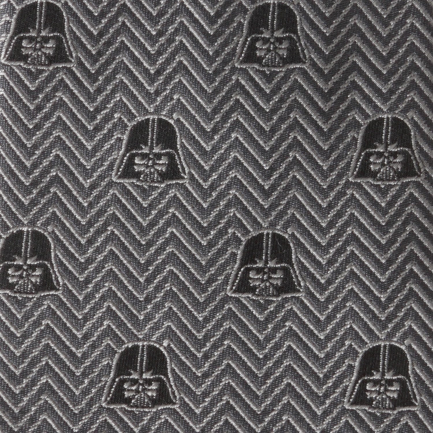 Star Wars Darth Vader Black and Gray Herringbone Tie by Cufflinks.com