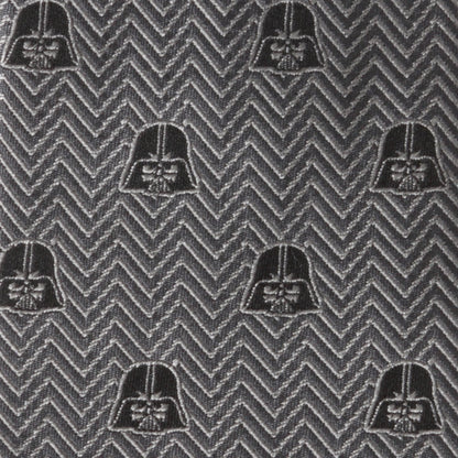 Star Wars Darth Vader Black and Gray Herringbone Tie by Cufflinks.com