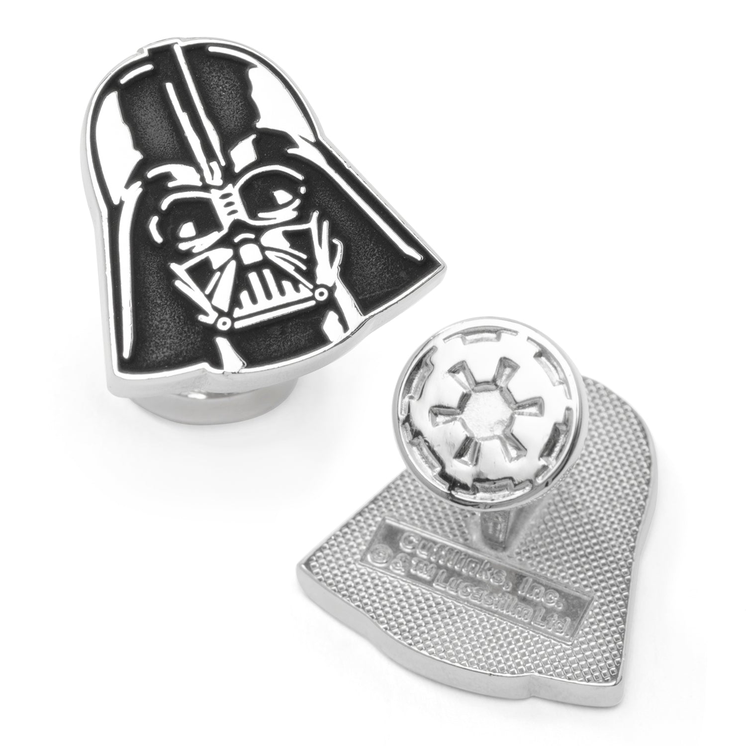 Star Wars Darth Vader Recessed Matte Cufflinks by Cufflinks.com