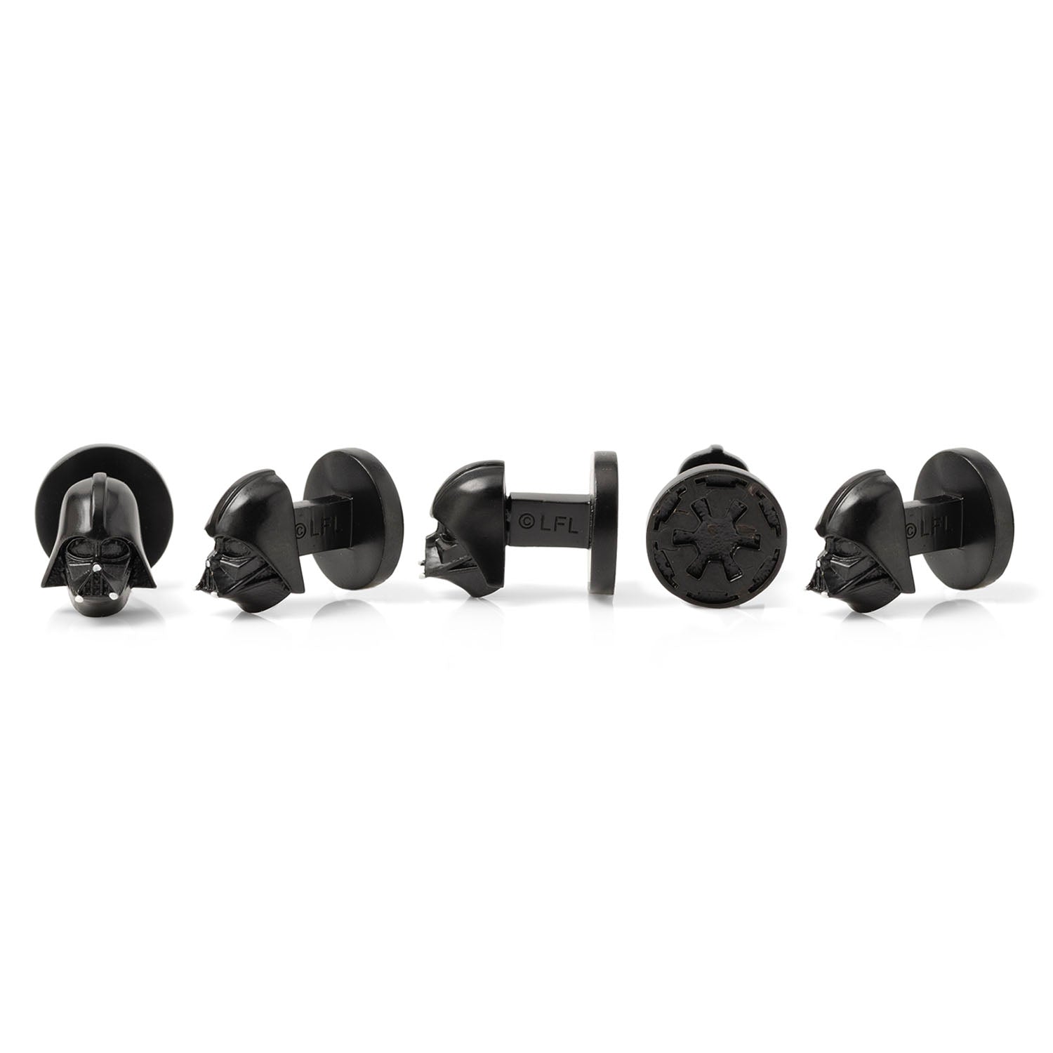 Star Wars Darth Vader 3D Cufflinks and 5-Stud Set by Cufflinks.com