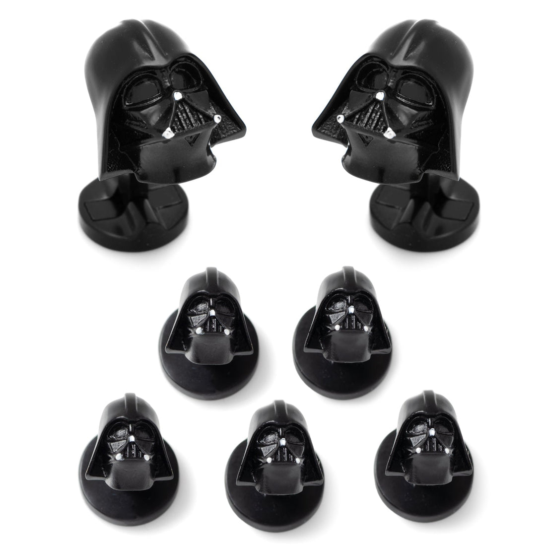 Star Wars Darth Vader 3D Cufflinks and 5-Stud Set by Cufflinks.com